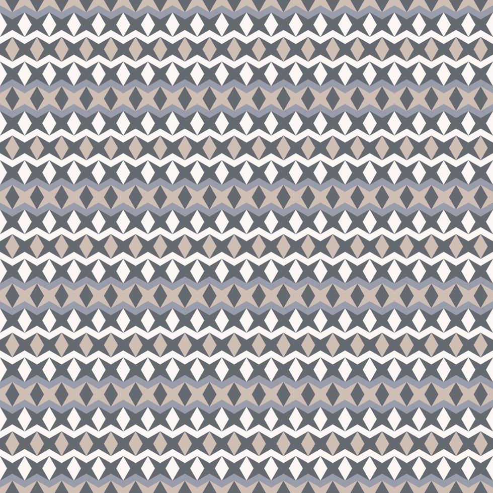 kleine geometrische Form ethnischer Stammes-nahtloser Hintergrund. modernes Vintages Farbmuster des blauen Graus. Verwendung für Stoffe, Textilien, Innendekorationselemente, Polster, Verpackungen. vektor