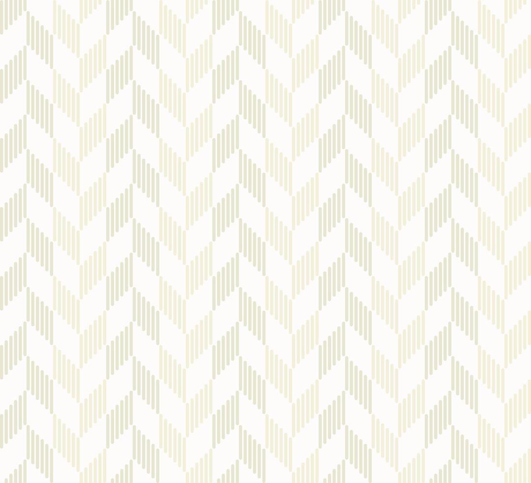 modernes Fischgrät-Chevron-Muster aus kleinen Linien formt cremefarbenen, grauen, nahtlosen Hintergrund. Verwendung für Stoffe, Textilien, Abdeckungen, Verpackungen, Innendekorationselemente. vektor