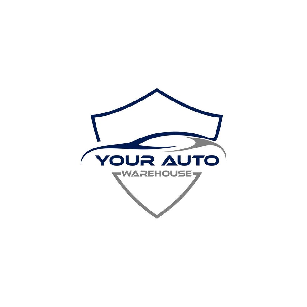 bil auto logotyp tecken design vektor