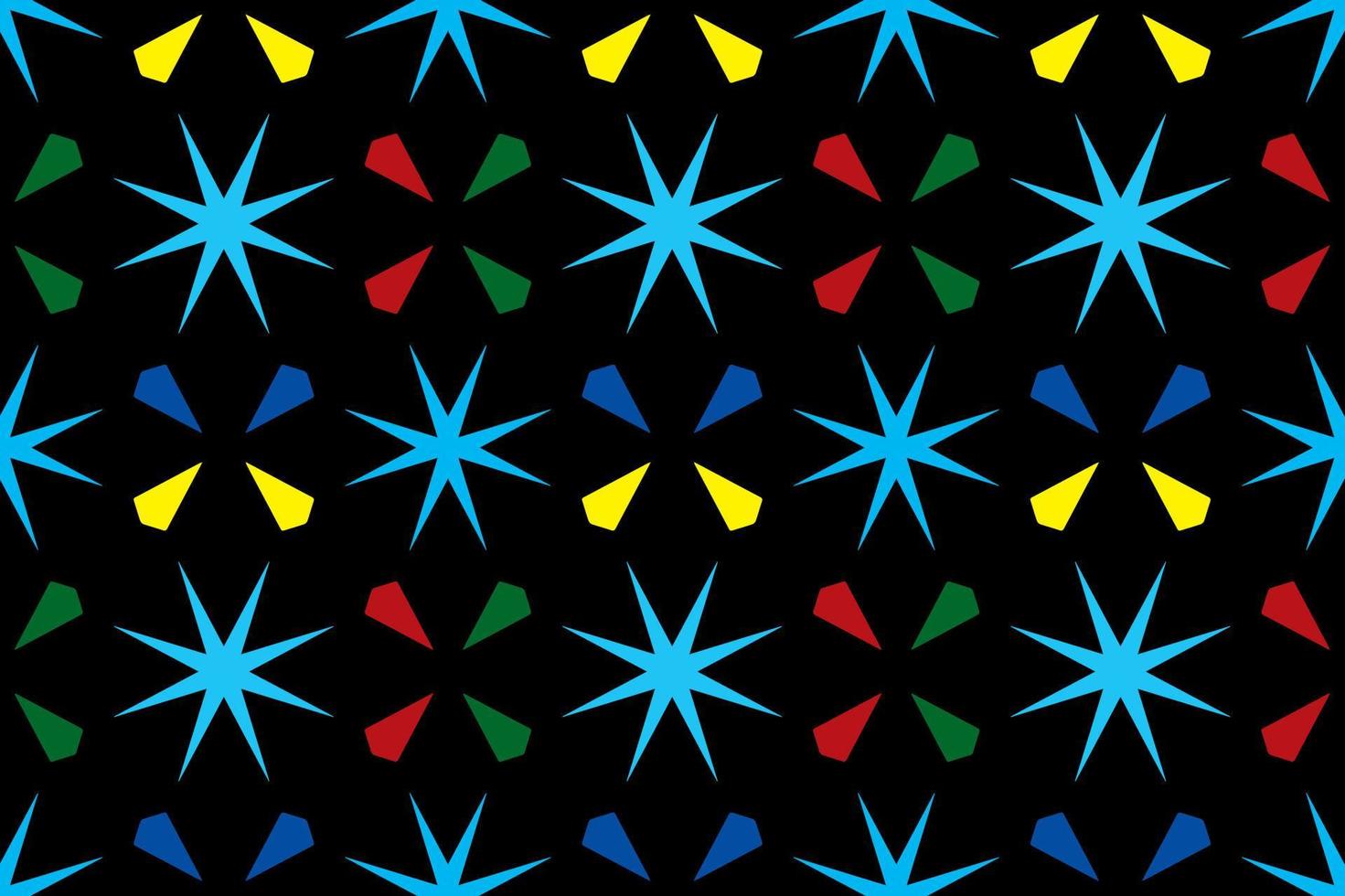 abstraktes geometrisches nahtloses Muster aus einzigartiger Form. Kann für Tapeten, Geschenkverpackungen oder Hintergrund verwendet werden vektor