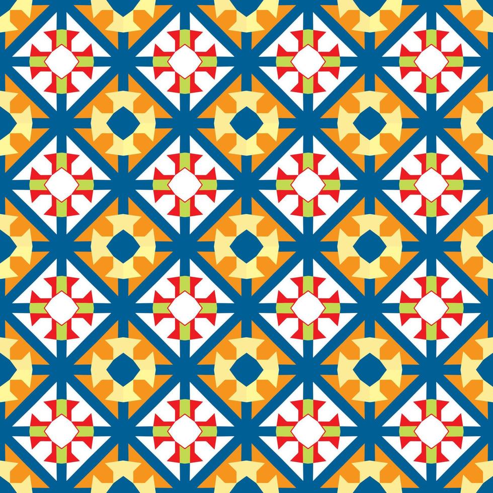 abstrakta geometriska sömlösa mönster från unik shape.can använda för tapeter, presentförpackning eller bakgrund vektor