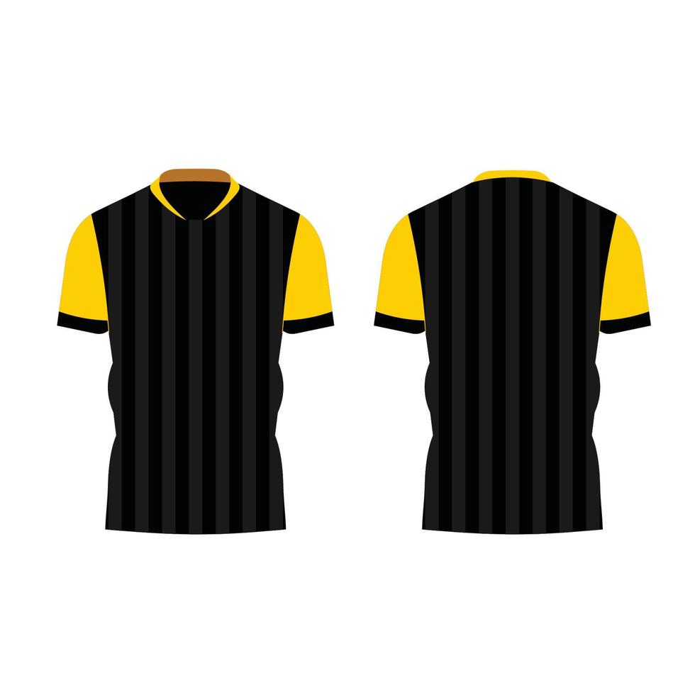 sporttröja uniform mockup fram och bak vektor