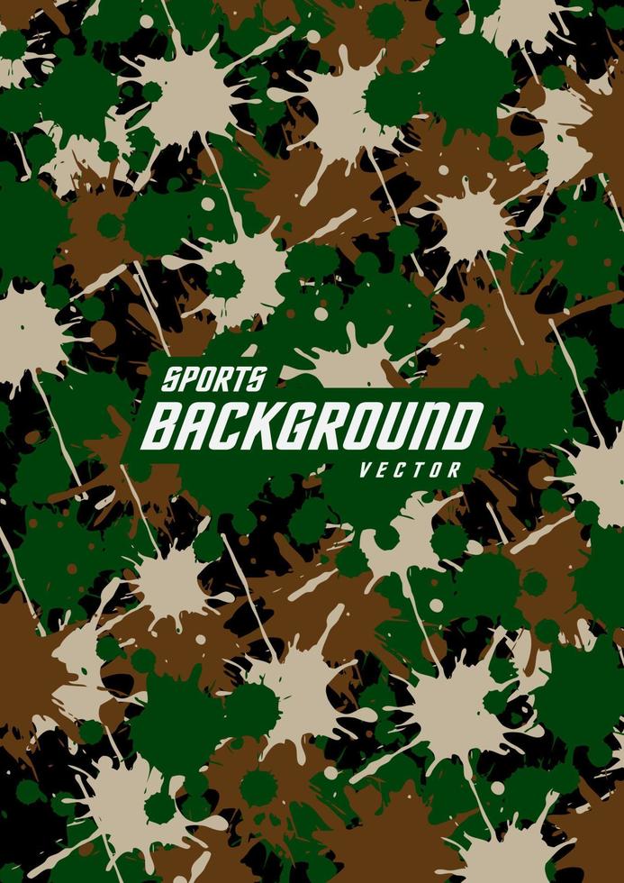 Hintergrundmuster für Sportshirts, Trikots, Laufshirts, Activity-Shirts, Poloshirts, Gaming-Shirts mit Army-Motiven. vektor