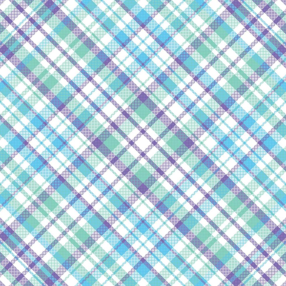 tartan rutigt mönster med textur och retro färg. vektor