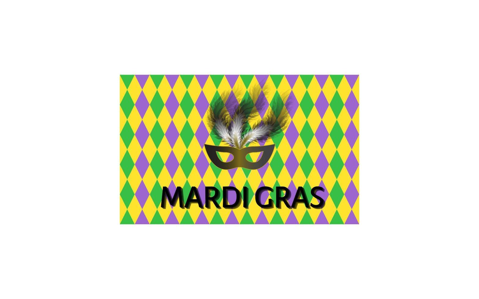 traditionella mardi gras seamless mönster. grön, lila och gul geometrisk vektorbakgrund. lätt att redigera design för dina designprojekt. vektor