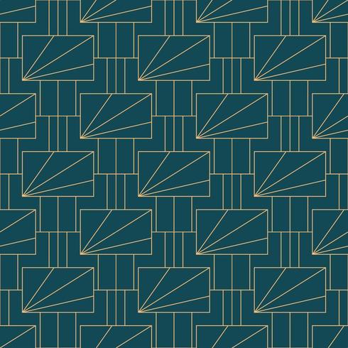 Einfaches nahtloses geometrisches Muster des Art Deco vektor