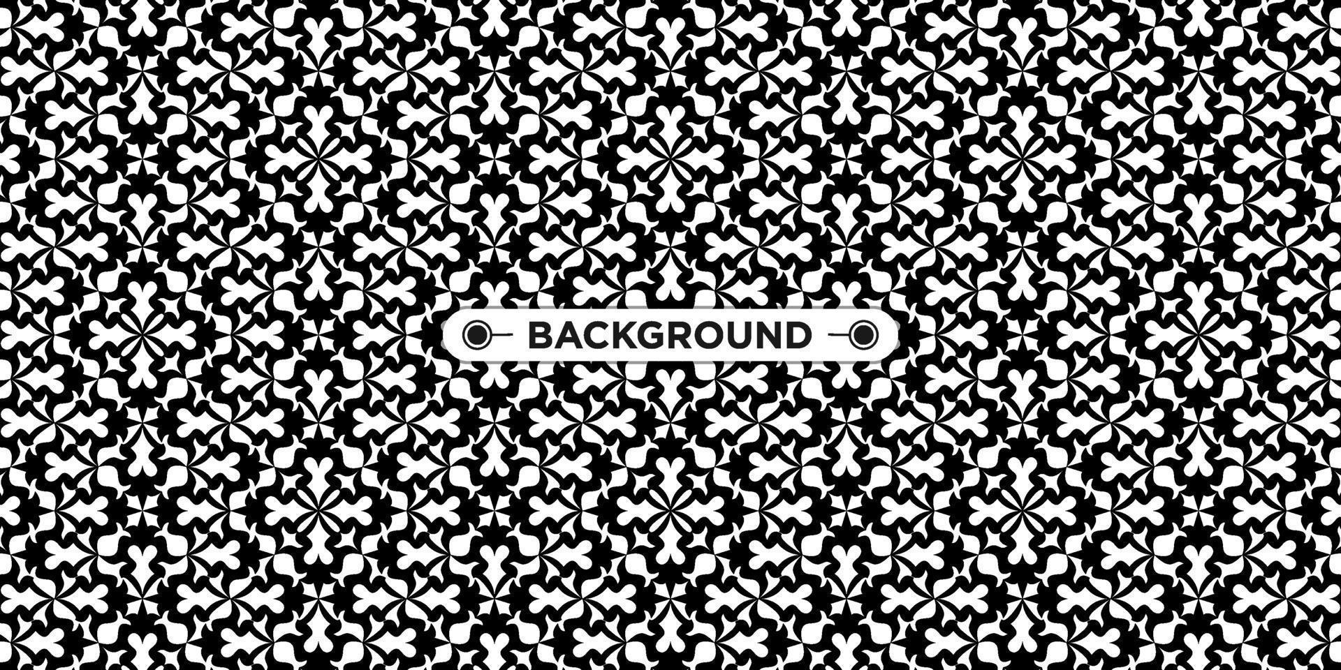bakgrundsmönster sömlösa etniska geometriska svart och vitt vektor