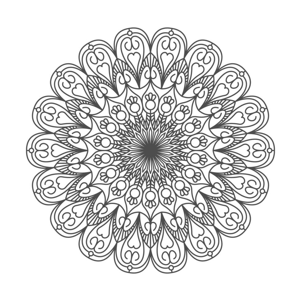 eleganta och unika mandala ornament vektor