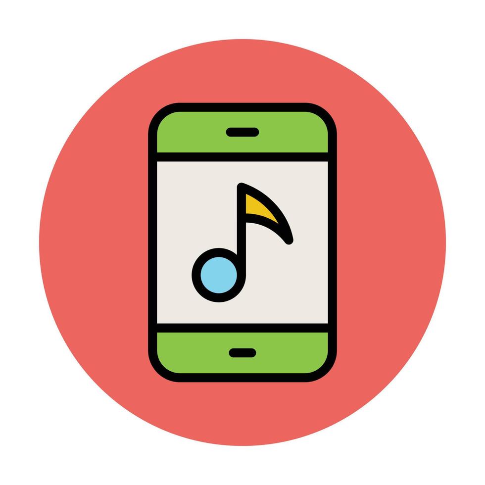 Mobile Musikkonzepte vektor