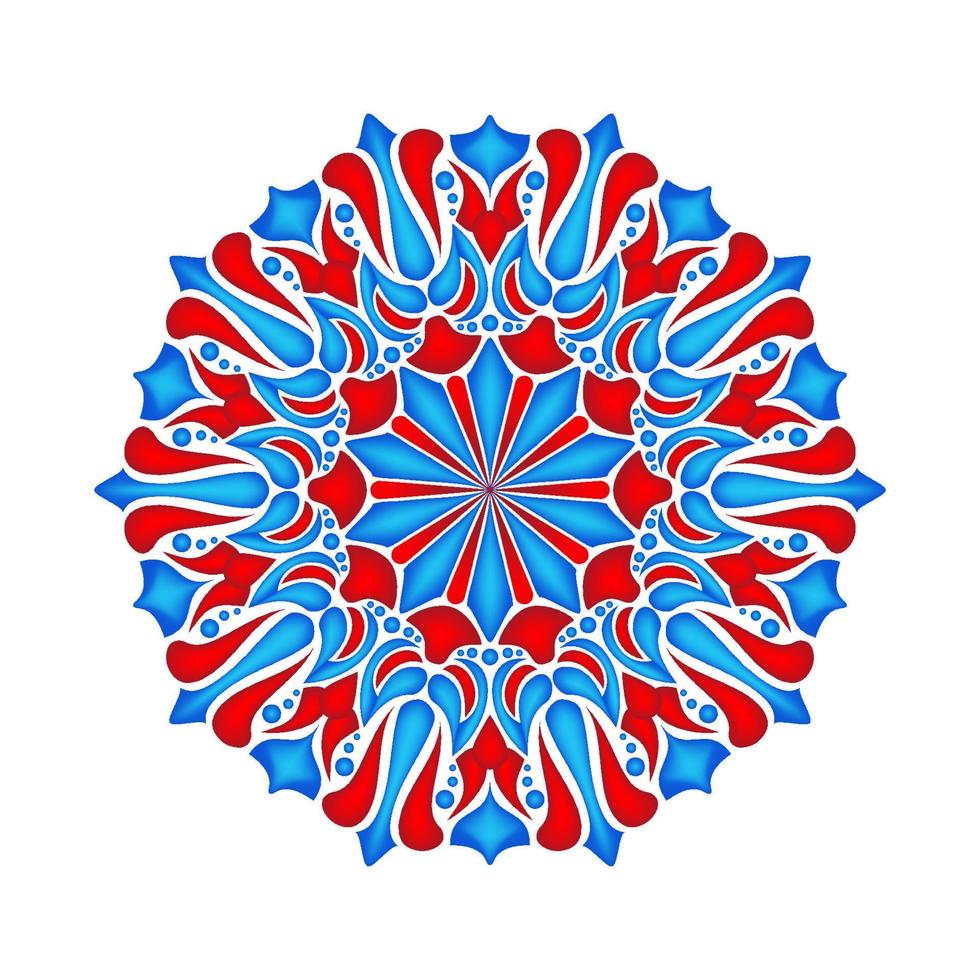 eleganta och unika mandala ornament vektor