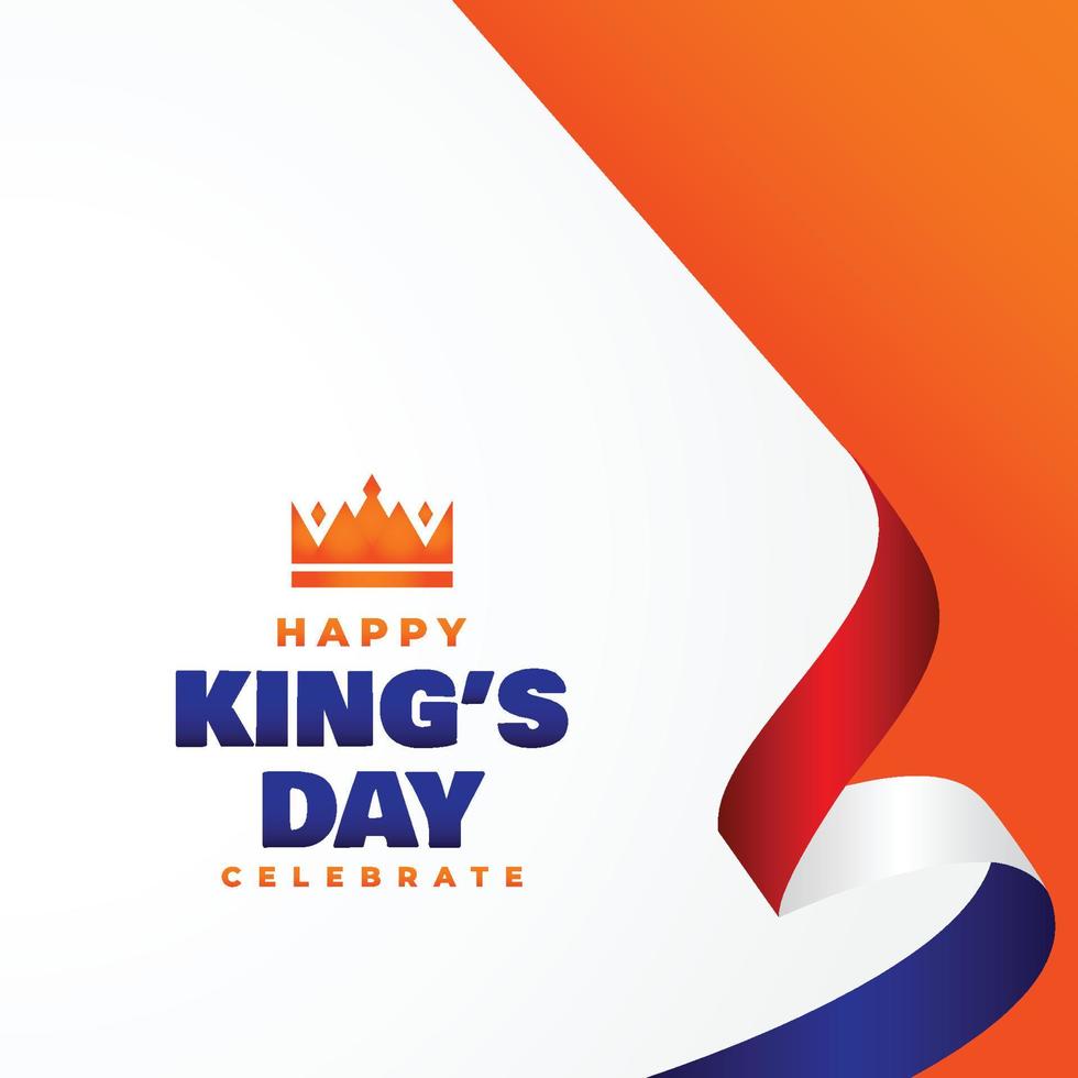 kings day design fira ögonblick vektor