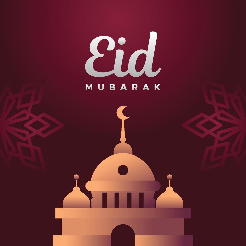 eid mubarak design feiern vektor