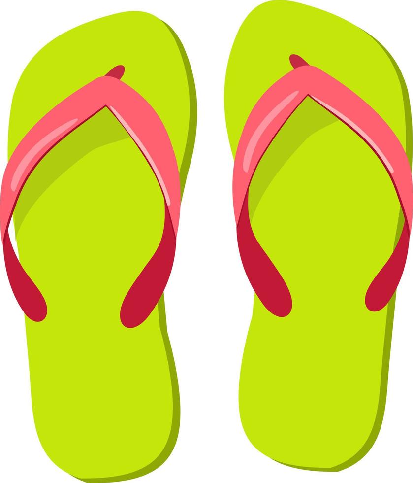 Flip Flops isoliert Icon Design, Vektor-Illustration-Grafik vektor