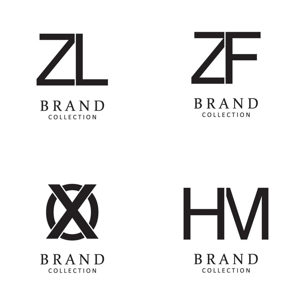 Brief Vektor Logo Design Symbol Symbol Emblem