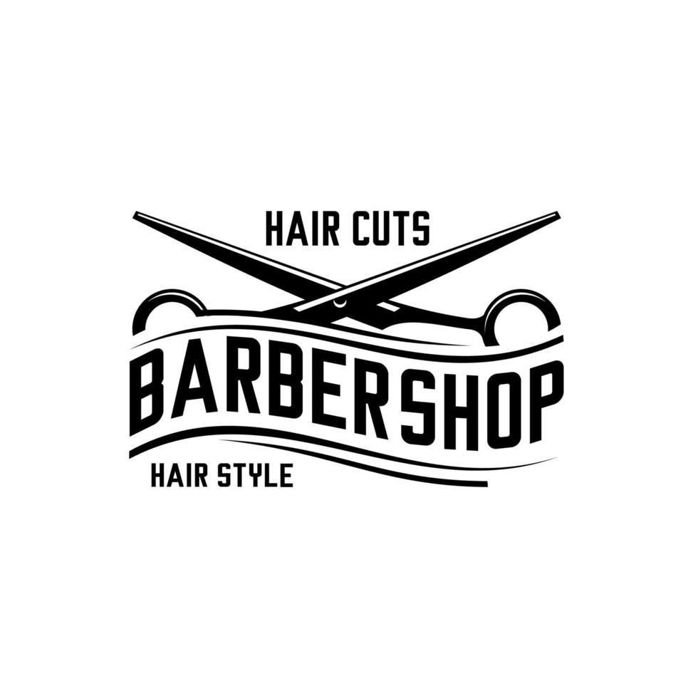 Barbershop-Logos Vektor Vektor