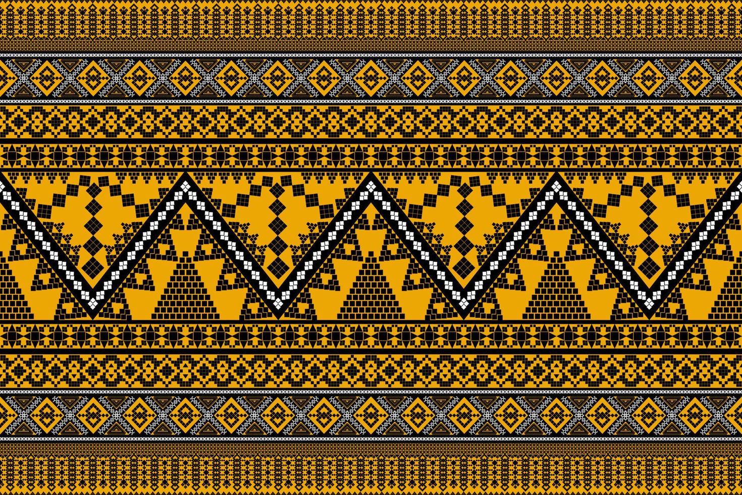 sömlös geometrisk etnisk asiatisk orientalisk och tradition mönsterdesign för textur och bakgrund. siden- och tygmönsterdekoration för mattor, kläder, omslag och tapeter vektor