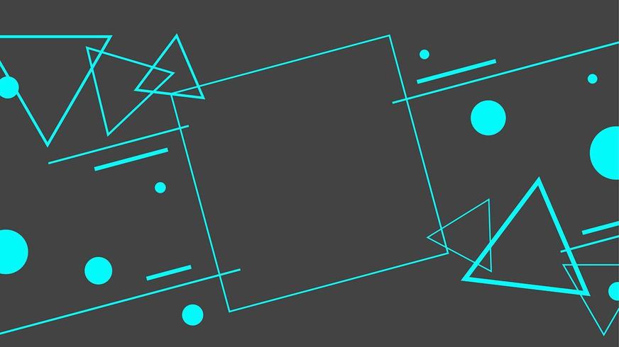 abstrakt platt geometrisk i svart bakgrund vektor