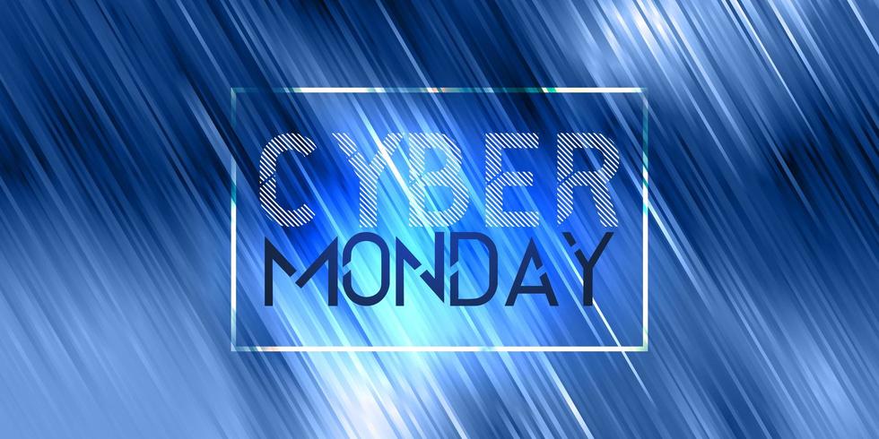 Cyber Monday Sale Banner Design vektor