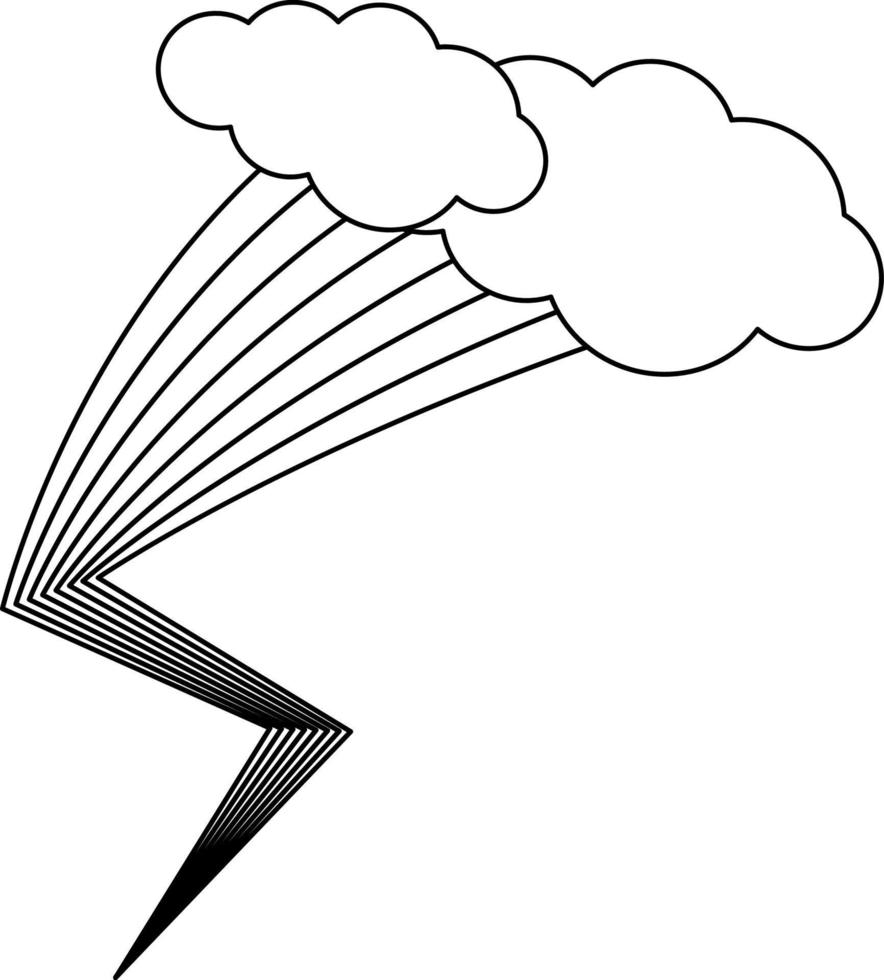 svart och vit doodle karaktär vektor
