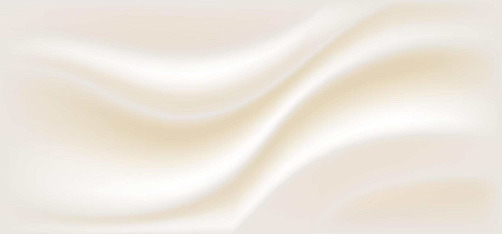 abstrakte stofffalte beige braun glatte farbe hintergrundtextur luxusstil vektor