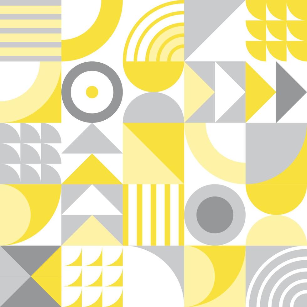 geometrische minimalistische nahtlose Vektormuster. mehrfarbiges abstraktes flaches skandinavisches Muster. vektor