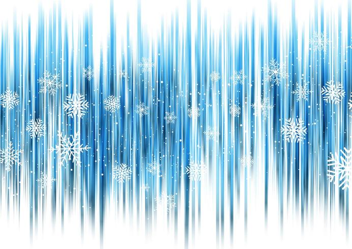 Abstrakter Weihnachtshintergrund mit Schneeflocken vektor