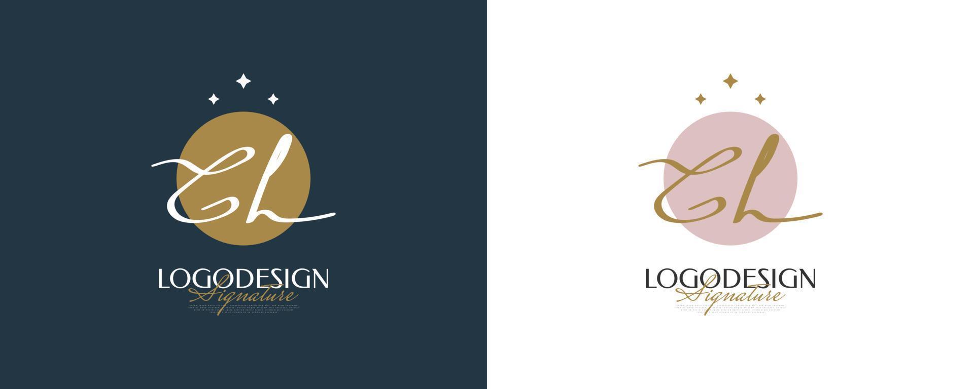anfängliches g- und h-logo-design im eleganten und minimalistischen handschriftstil. gh-signaturlogo oder symbol für hochzeit, mode, schmuck, boutique und geschäftsidentität vektor