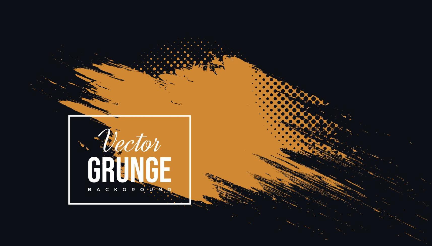 abstrakt svart och brun grunge bakgrund med halvton stil. penseldrag illustration för banner, affisch. sport bakgrund. repa och textur element för design vektor