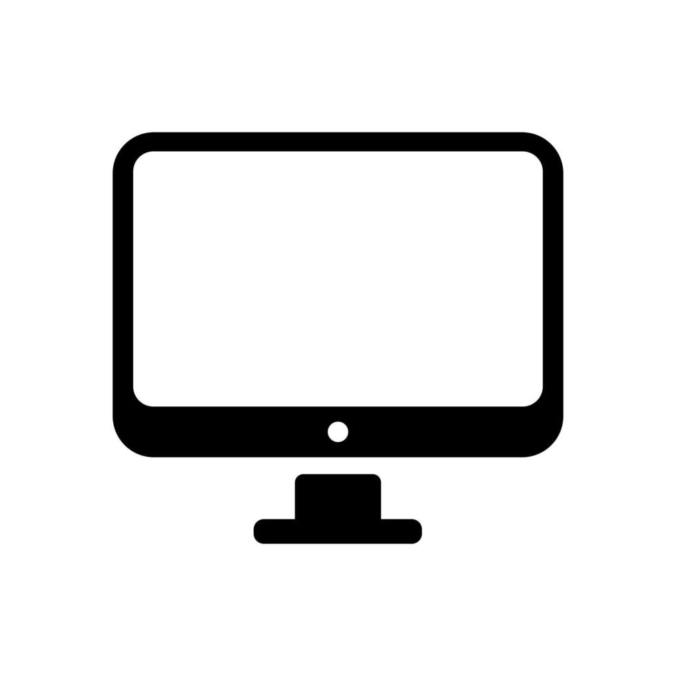 Computer-Desktop-Vektorsymbol vektor