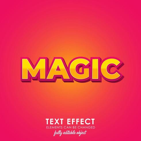 magisk premium textstil vektor