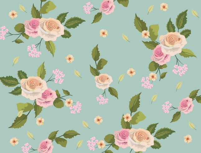 Vintage floral Hintergrund vektor