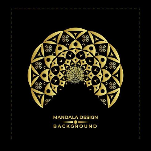 Ehrfürchtiges Nizza Mandala Background Vector Design