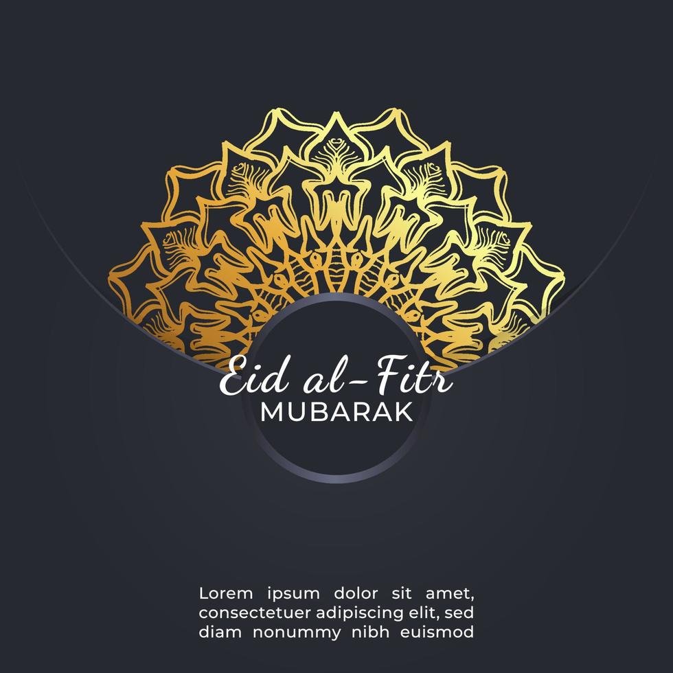 eid mubarak festlig illustration. vektor