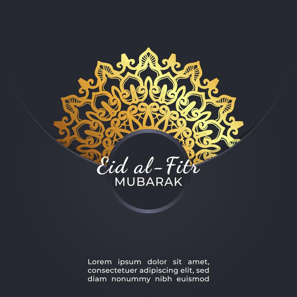 Eid Mubarak festliche Illustration. vektor