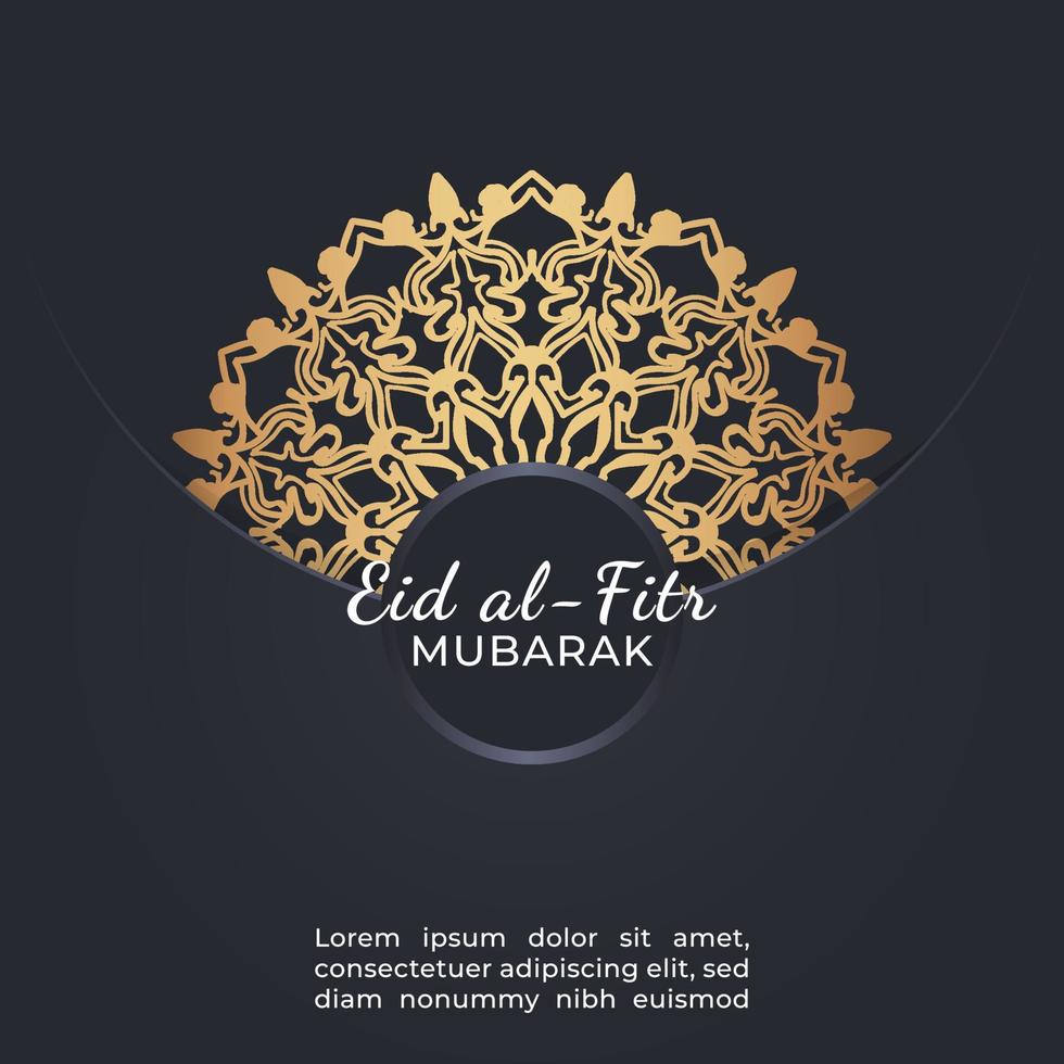 Eid Mubarak festliche Illustration. vektor