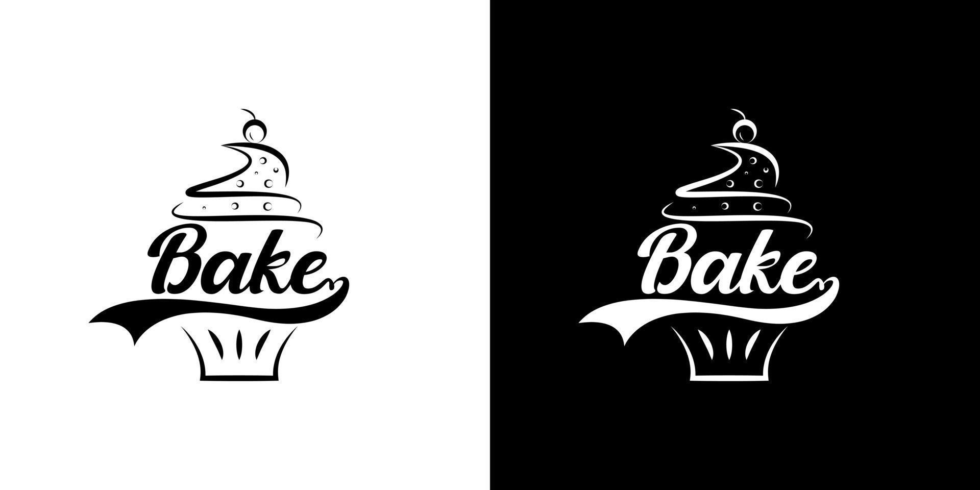 Bäckerei-Logo-Design-Vektor vektor