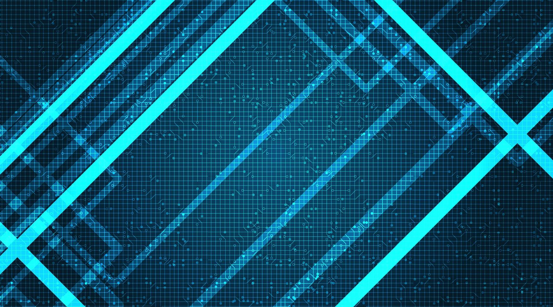 Circuit Light Technology Hintergrund mit abgewinkelten Linien vektor