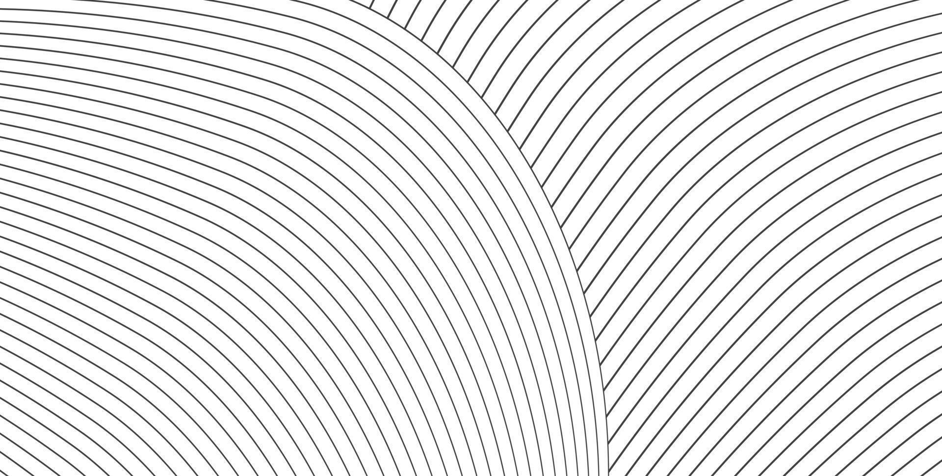 gekrümmter Linienstreifen topografische Linie vektor