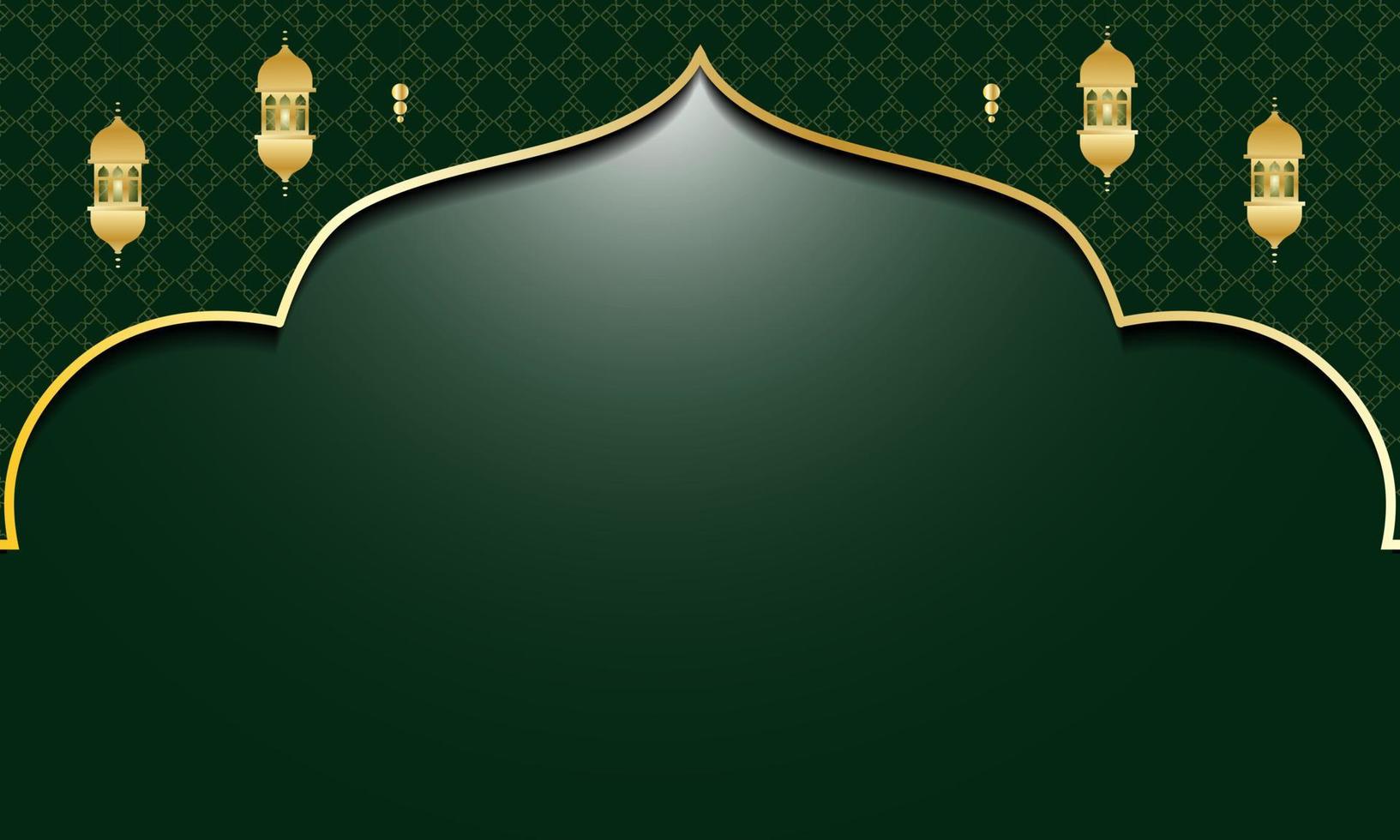 einfacher und eleganter ramadan kareem bannerhintergrund vektor