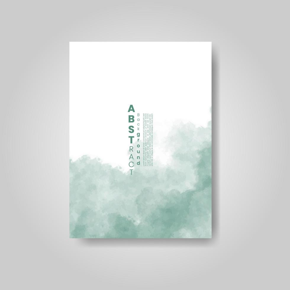 Karten mit Aquarellflecken. Karten mit handgezeichneten Fleckelementen auf weißem Hintergrund für Ihr Design. design für ihr datum, postkarte, banner, logo. vektor