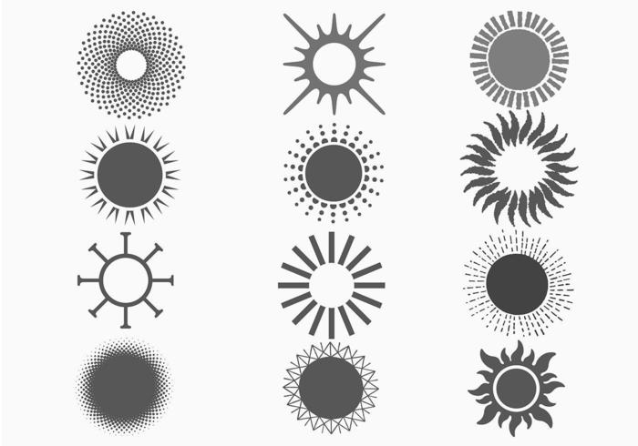 Sun vector pack