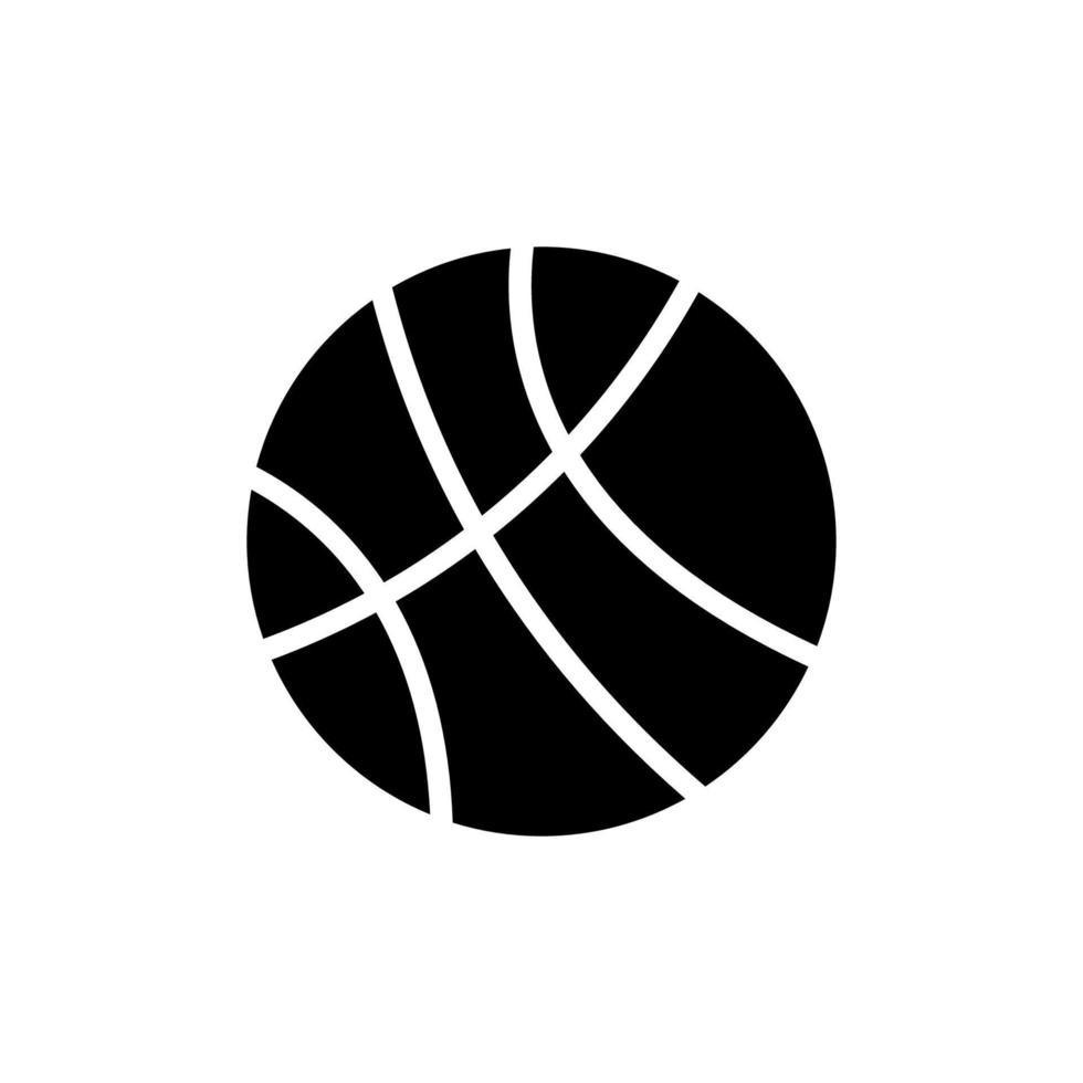 Basketball-Icon-Vektor. Sportsymbol vektor