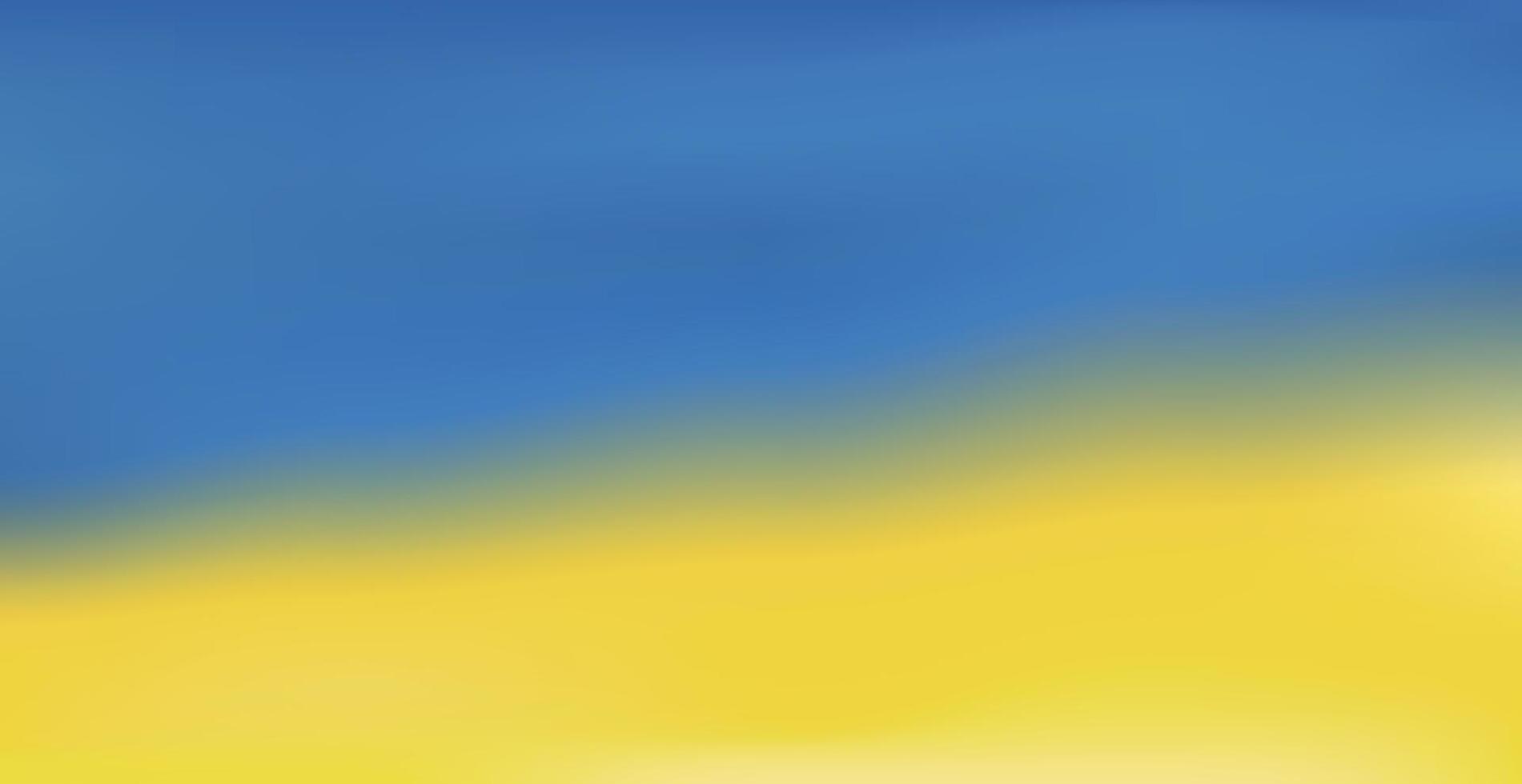 Hintergrund mit Farbverlauf blau-orange Flagge der Ukraine - Vektor