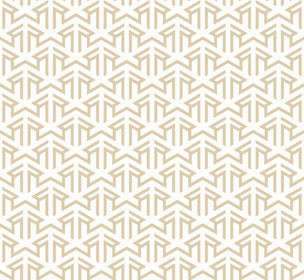 geometrische kleine Chevron-Pfeilform nahtloses Muster Gelbgold-Farbhintergrund. Verwendung für Stoffe, Textilien, Innendekorationselemente. vektor