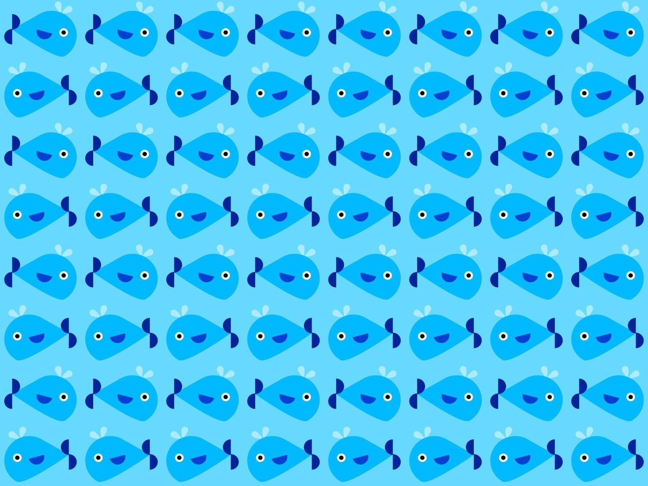val seriefigur mönster på blå bakgrund vektor