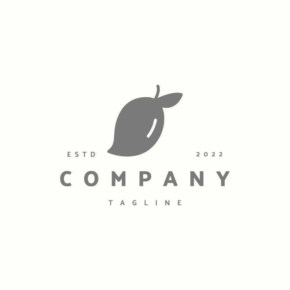 Mango-Premium-Symbol-Zeichen-Symbol. Hipster-Vintage-Logo vektor