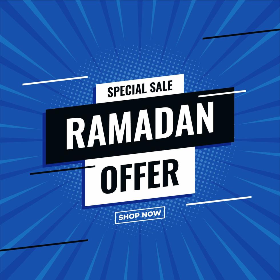 Ramadan-Verkaufsrabatt-Banner-Vorlagen-Werbedesign für Unternehmen. Ramadan-Verkaufsbanner, Posterrabatt vektor