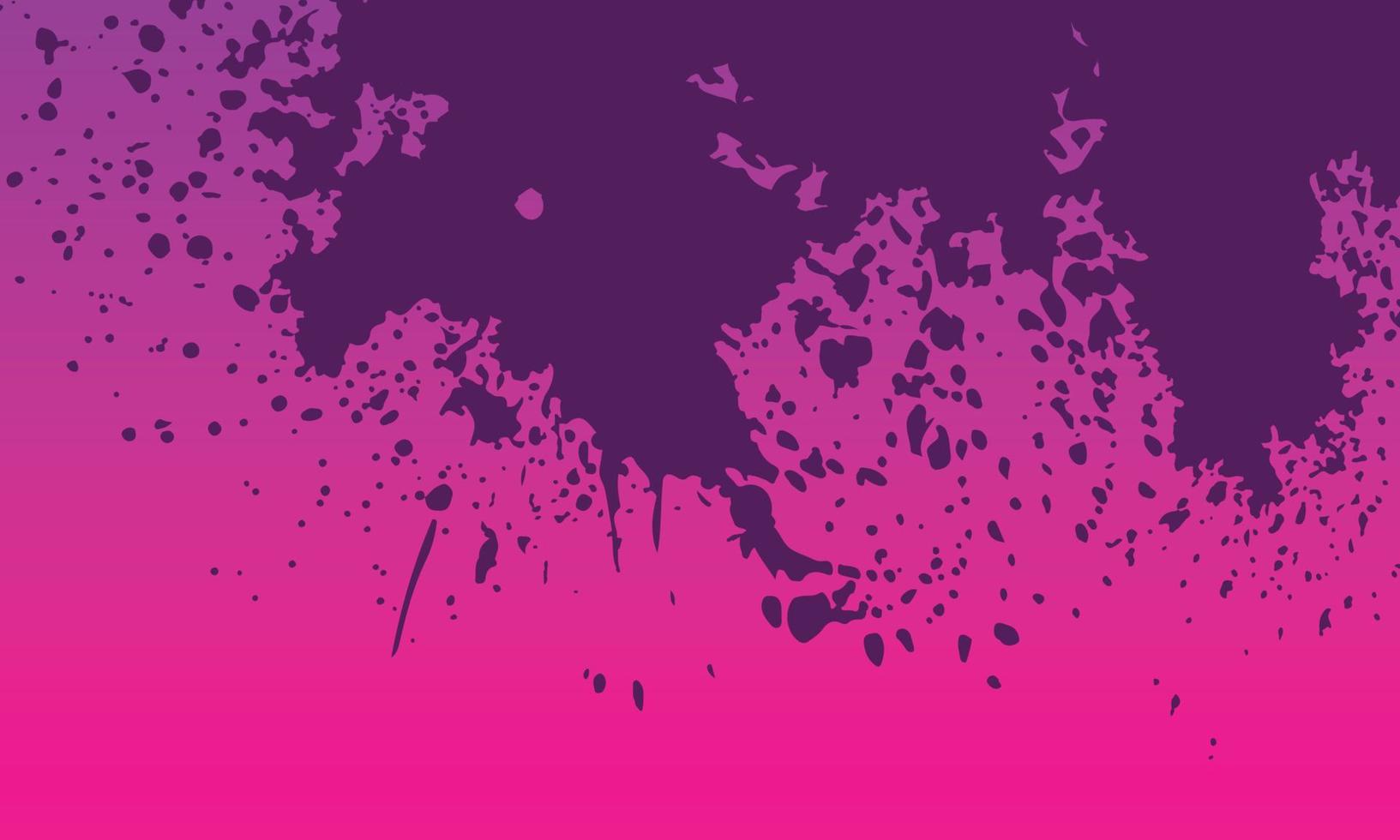 abstrakter dunkelvioletter Sprühlack auf violettem Hintergrund mit Farbverlauf. vektor