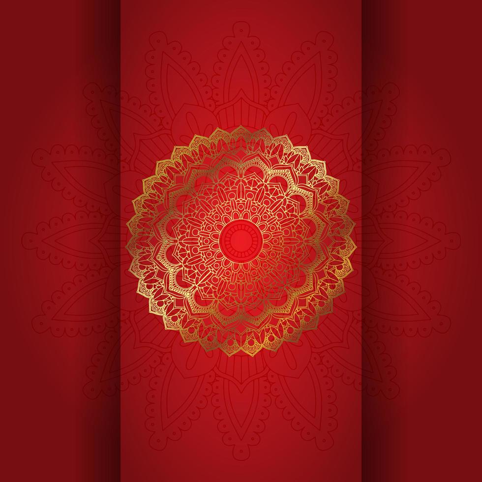 Dekorativer Mandala-Hintergrund vektor