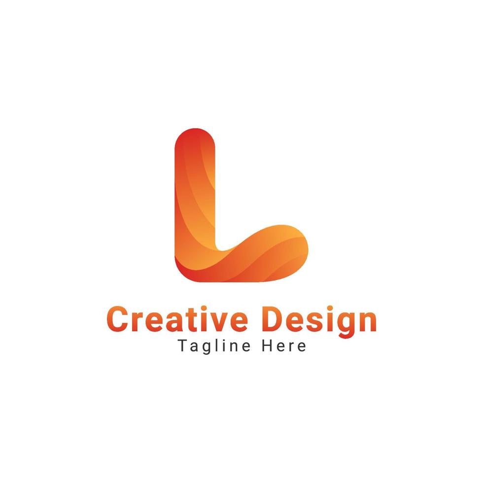 Logo-Design mit Farbverlauf l vektor